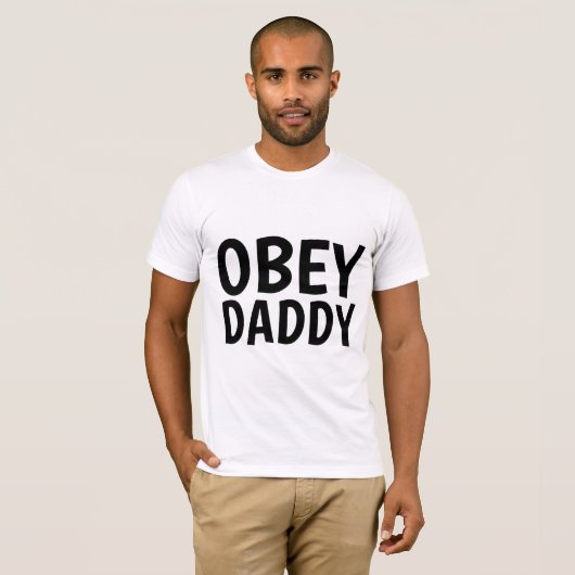 Daddy Dom T-shirts, OBEY Tシャツ (正面フル)