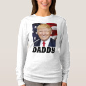 DADDY DONALD TRUMP LADES Tシャツ (正面)