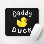 Daddy Duck Birthday Rubber Duck Lover Family Match マウスパッド (マウス)