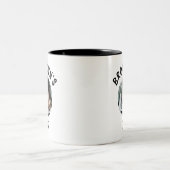 Daddy Dutorトレンディーパーソナライズされたの写真と名前 ツートーンマグカップ (中央)