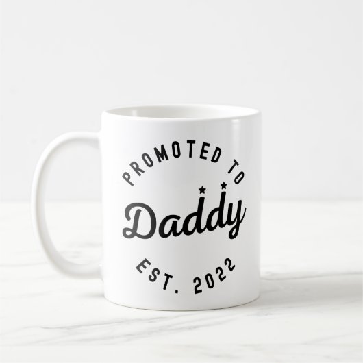 Daddy Estに昇格。2022ニューパパ コーヒーマグカップ (左)
