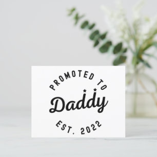 Daddy Estに昇格。2022ニューパパ 案内ポストカード