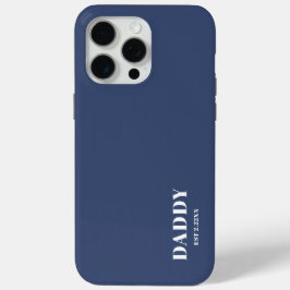 Daddy Est オーダーメイド ブルーiPhone/iPadケース iPhone 15 Pro Maxケース