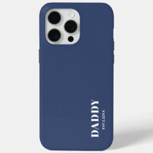 Daddy Est オーダーメイド ブルーiPhone/iPadケース iPhone 15 Pro Maxケース