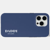 Daddy Est オーダーメイド ブルーiPhone/iPadケース Case-Mate iPhoneケース (裏面 (横))