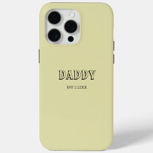 Daddy Est オーダーメイド iPhone / iPad カバー (裏面)