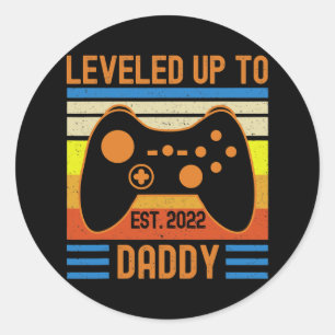 Daddy Est 2022 Gamerパパファミリ ラウンドシール