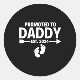 Daddy Est 2024父の日に昇格 ラウンドシール
