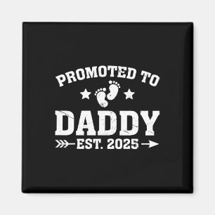 Daddy Est 2025にすぐに新しいDad Fathになるプロモーション マグネット
