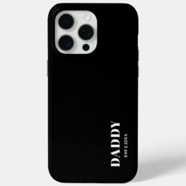 Daddy Est custom  Black &White  iPhone / iPad case iPhone 15 Pro Maxケース