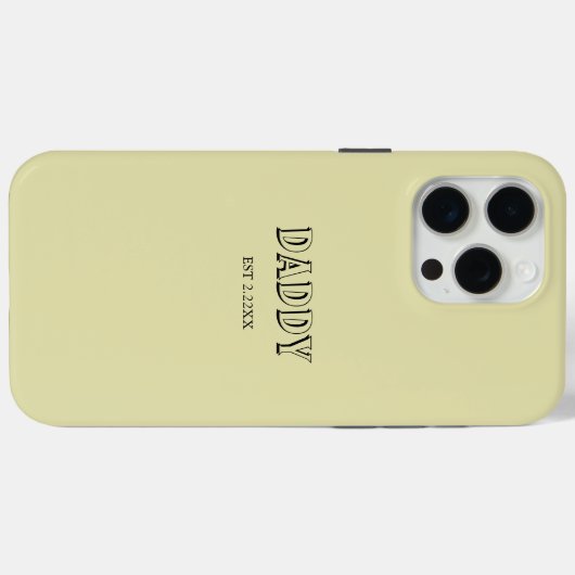 Daddy Est custom iPhone / iPad case Case-Mate iPhoneケース (裏面 (横))