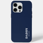 Daddy Est custom Navy Blue iPhone / iPad case Case-Mate iPhoneケース (裏面)