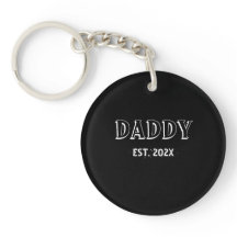 Daddy Est Year Father's Dayはっきりしたタイポグラフィ写真