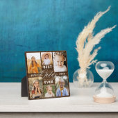 Daddy Ever 最高の - Wood Father's Day Photo Collage フォトプラーク (インサイチュ)