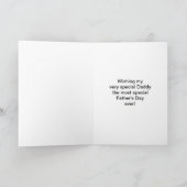 Daddy Faters Day Card - Iハートマイパパ写真 カード (内部)