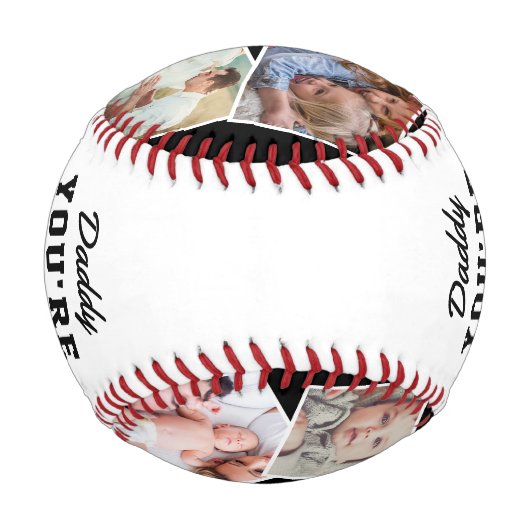 Daddy Father's Day Photo 野球ボール (裏面)