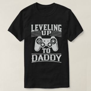 Daddy Gamerの妊娠の発表にレベリング Tシャツ