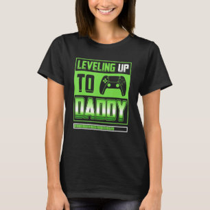 Daddy Gamerの妊娠の発表にレベリング Tシャツ