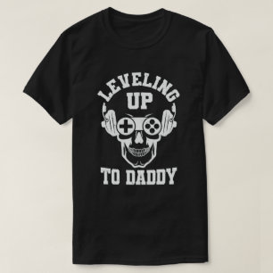 Daddy Gamerの妊娠の発表にレベリング Tシャツ