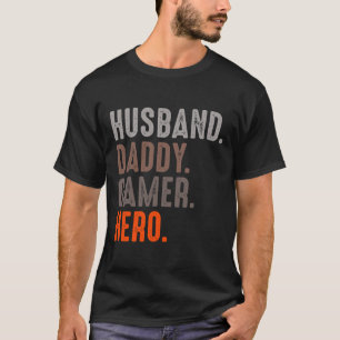 Daddy Gamer Hero - Esport Lover – ビデオゲーム Tシャツ
