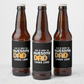 Daddy Gift An 素晴らしパパ ビールラベル (ボトル)