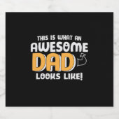 Daddy Gift An 素晴らしパパ ビールラベル (シングルラベル)