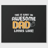 Daddy Gift An 素晴らしパパ ラッピングペーパー (フラット)