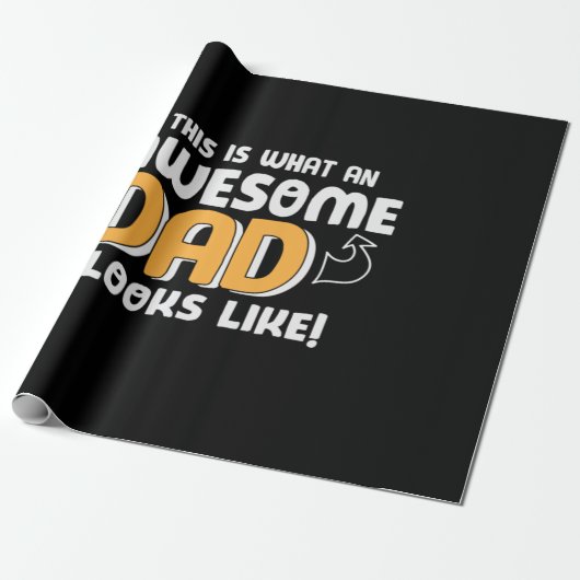 Daddy Gift An 素晴らしパパ ラッピングペーパー (アンロールド)