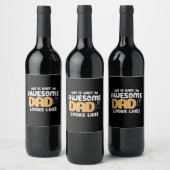 Daddy Gift An 素晴らしパパ ワインラベル (ボトル)