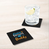 Daddy Gift Cutter Version Of Daddy スクエアペーパーコースター (インサイチュ)