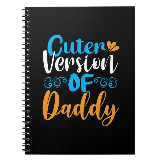 Daddy Gift Cutter Version Of Daddy ノートブック (正面)