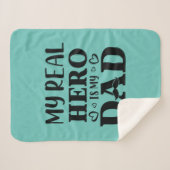 Daddy Gift My Real Hero Is My Hero シェルパブランケット (正面(横))