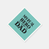 Daddy Gift My Real Hero Is My Hero スタンダードカクテルナプキン (角)