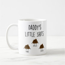 Daddy Gift Personalized Mugs Daddy's Little *hits