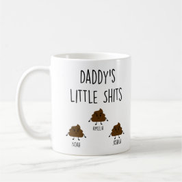 Daddy Gift Personalized Mugs Daddy's Little *hits コーヒーマグカップ
