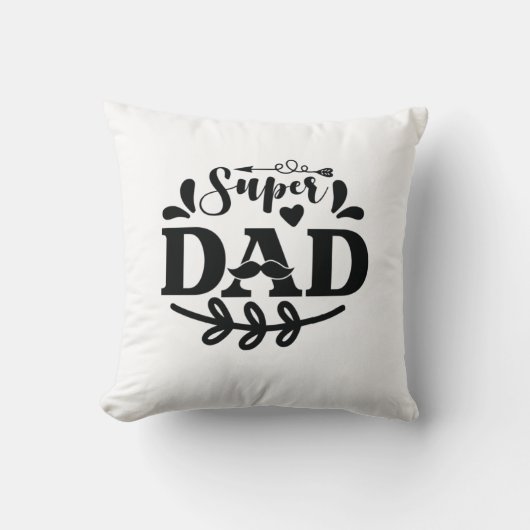 Daddy Gift Super Dad クッション (正面)