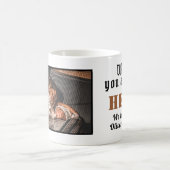 Daddy Hero Father's Day家族写真 コーヒーマグカップ (中央)