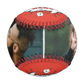 Daddy Hero Superheroパパ父の日写真 野球ボール (正面)