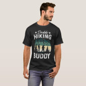 Daddy Hiking Buddy Mountain Camping Hiker Hiking f Tシャツ (正面フル)