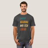 Daddy Husband MRI Tech Legend MRI Technologist Tシャツ (正面フル)