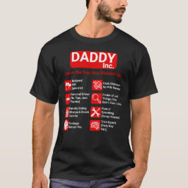 DADDY Inc. おもしろ父の日 Tシャツ
