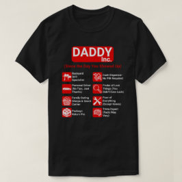 DADDY Inc.父親おもしろいの日 Tシャツ