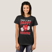 Daddy Is My Valentine Dad Love Heart Pajama   3 Tシャツ (正面フル)