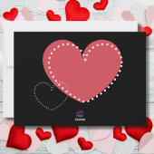 Daddy Is My Valentine With Name Photo シーズンカード