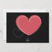 Daddy Is My Valentine With Name Photo シーズンカード (裏面)