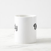 Daddy Italian Flag Mug コーヒーマグカップ (中央)