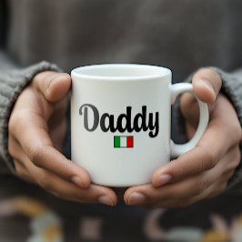 Daddy Italian Flag Mug コーヒーマグカップ