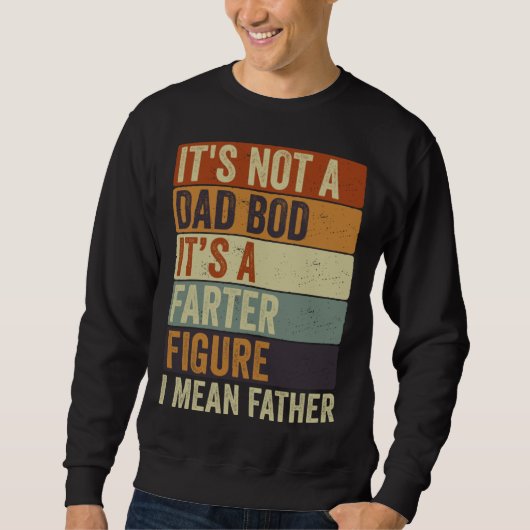 Daddy Jokes Vintage Retro Father s Day スウェットシャツ (正面)