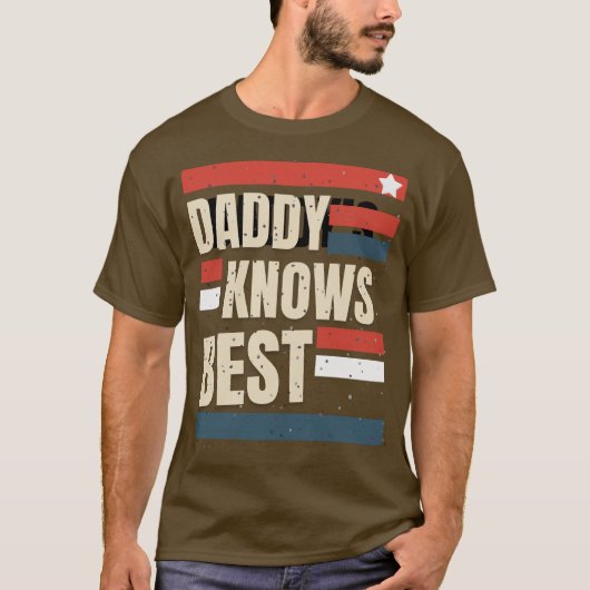 “Daddy Knows Best” | Vintage BBQ & Gift Tシャツ (正面)