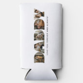 DADDY Letter Photo Collage スリム缶クーラー (正面)